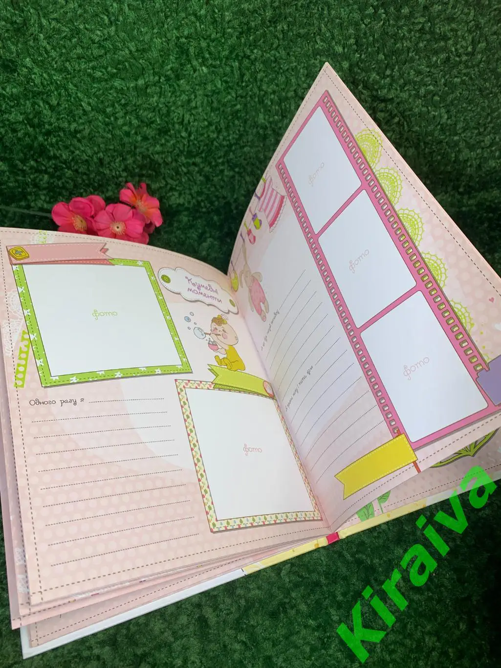 Фотоальбом для новорожденных Наша дівчинка Первые достижения и рекорды крохи н 6