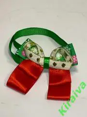 Яркая бабочка (галстук) на шею для собак и кошек 36,5–37 см (24 см.) Н1868