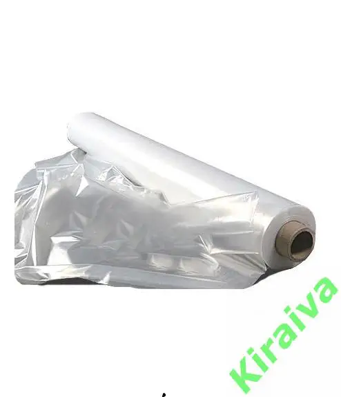 Клеенка полиэтиленовая прозрачная пленка полурукав 100 метров рулон Н1118 2