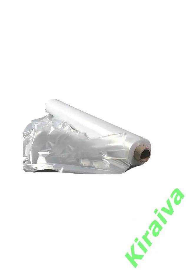 Клеенка полиэтиленовая прозрачная пленка полурукав 100 метров рулон Н1118 3