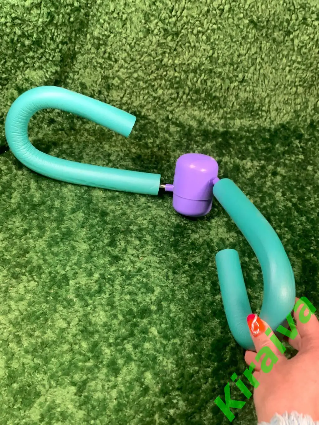 Эспандер Тренажер Бабочка для фитнеса и различных групп мышц бедер рук Бирюзов 3