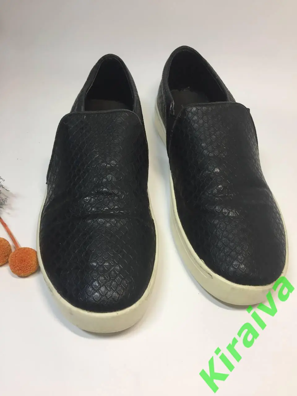 Мужские лоферы мокасины туфли кеды Mango оригинал эко кожа р.40 (26) Н2006Ваше 2