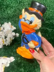 Винтажная резиновая игрушка Скрудж МакДак (Югославия, IGRO) 70-х – 1980-х гг. Н8