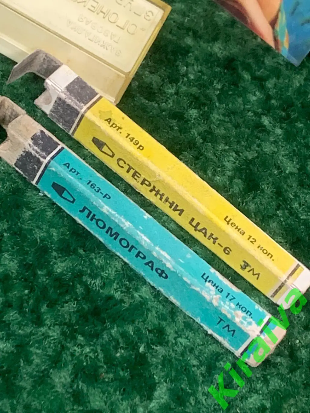 Стержни люмограф и ЦАК-6 для автокарандашей СССР Н1296Графитные стержни для ца 4