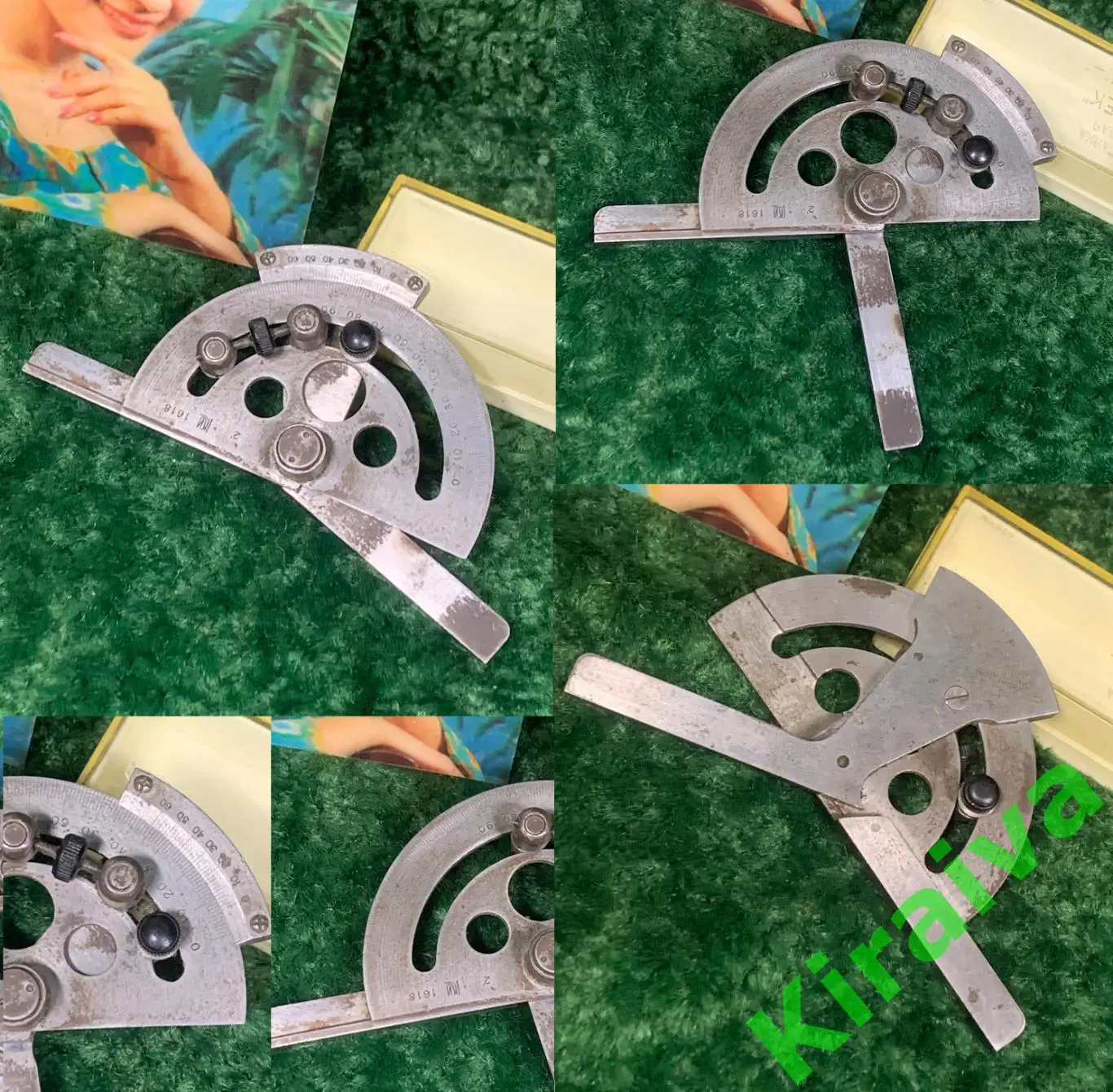 Угломер поворотный механический УПМ 2 СССР винтаж б/у Н1485Редкий экземпляр со