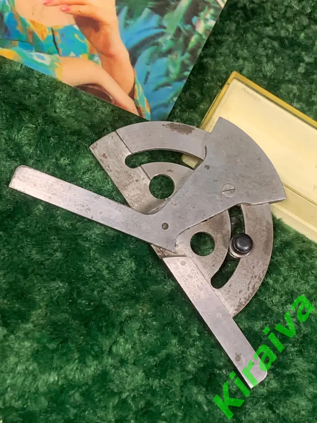 Угломер поворотный механический УПМ 2 СССР винтаж б/у Н1485Редкий экземпляр со 7