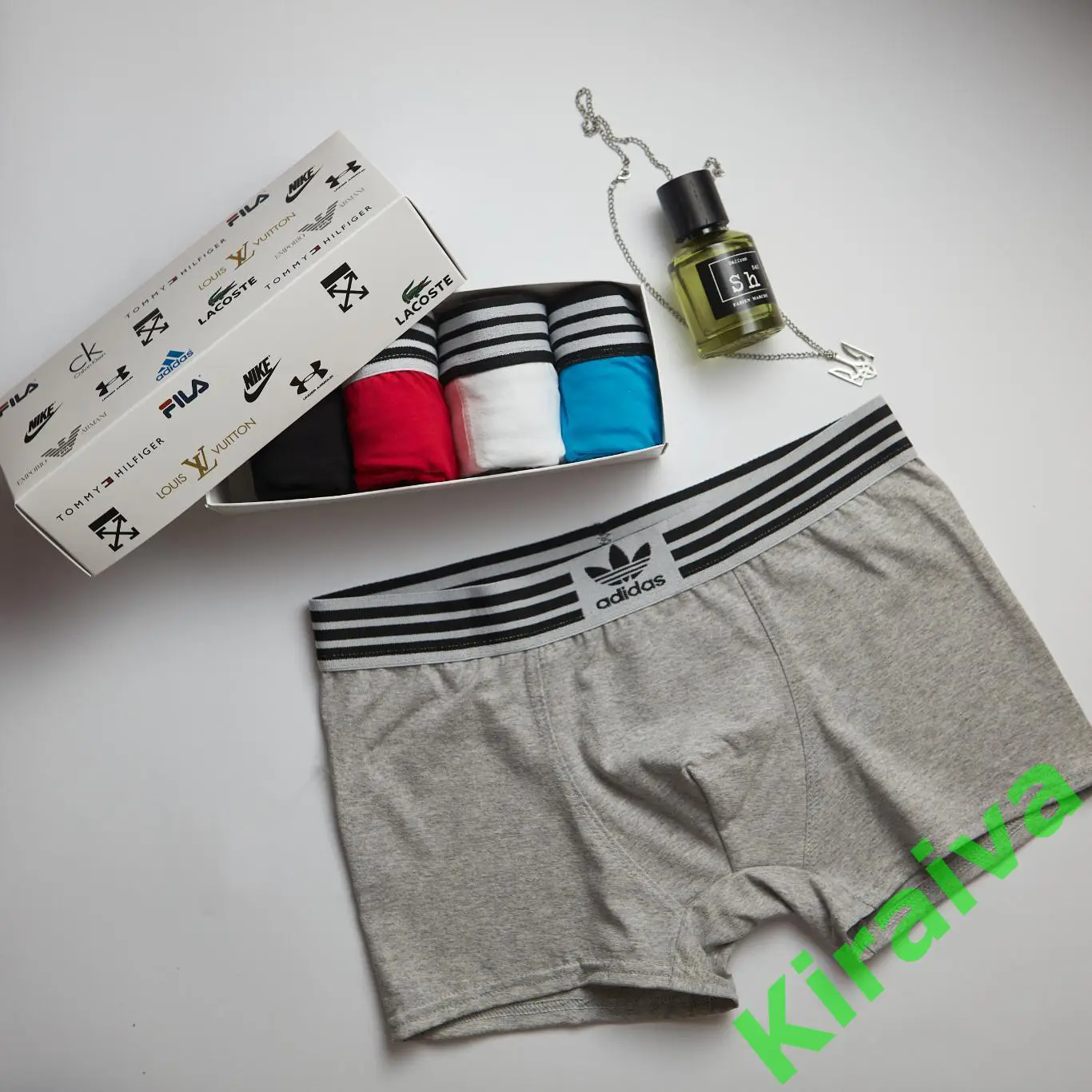 Набор боксеров подарочный трусы-шорты из 4 шт. Adidas ReLuxe подарочная Н3147 3