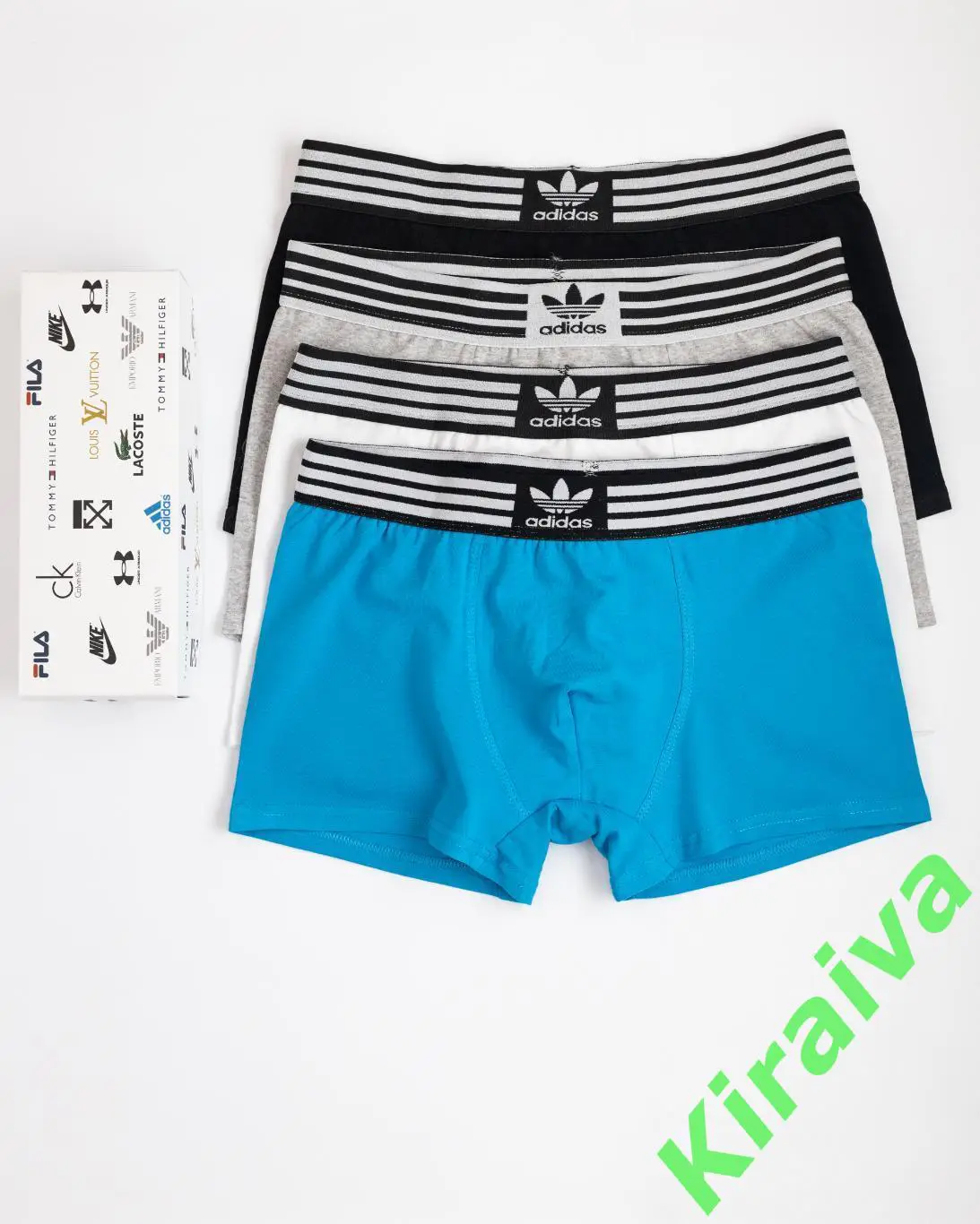 Набор боксеров подарочный трусы-шорты из 5 шт. Adidas ReLuxe подарочная Н3146 2