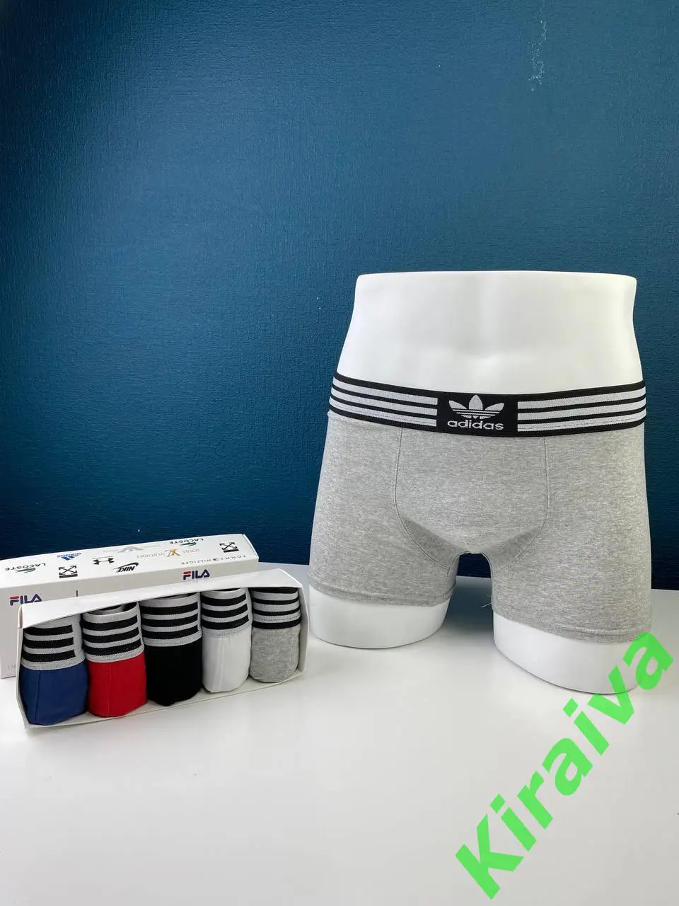 Набор боксеров подарочный трусы-шорты из 5 шт. Adidas ReLuxe подарочная Н3146 4