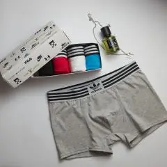 Набор боксеров подарочный трусы-шорты из 5 шт. Adidas ReLuxe подарочная Н3146