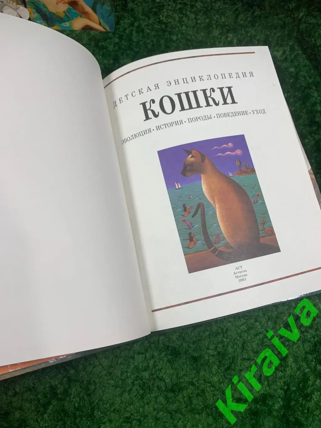Книга детская энциклопедия Кошки. Эволюция, история, породы, поведение, уход А 1