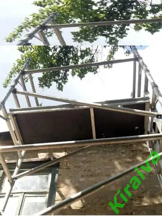 Алюминиевая вышка-тура BOSS (Германия) Н4988 Рабочая высота 9,2 мПрофессиональ 1