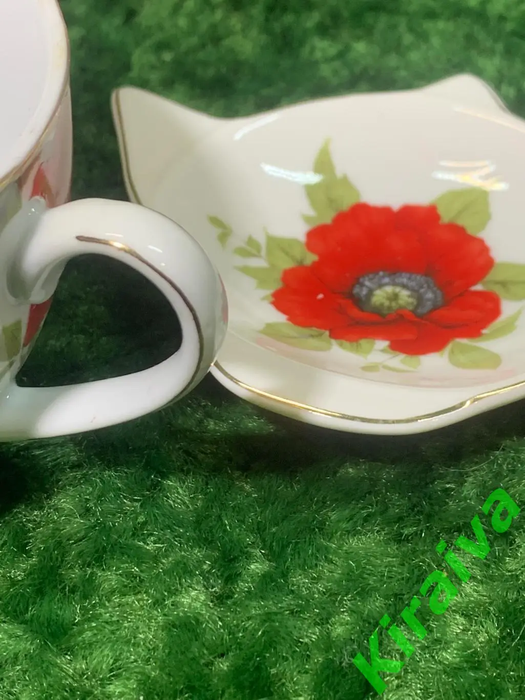 Подарочный чайный набор на 2 персоны с маками (6 предметов) ТМ Ideal&k Н4993Из 3