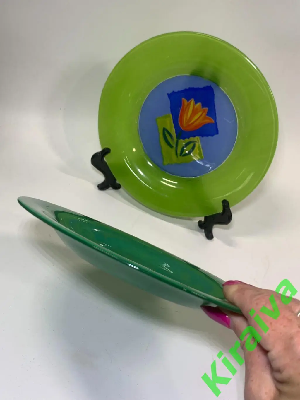 Стеклянная тарелка десертная Luminarc MELYS AZUR ? 19,5 см. франция АRC Н1516 зе 2