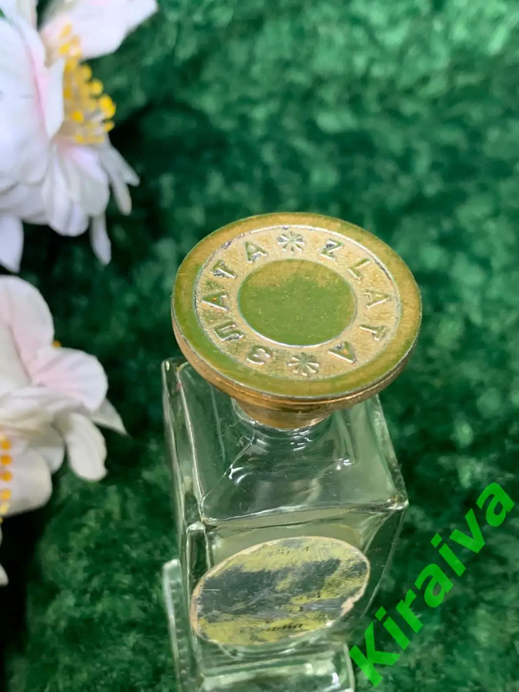 Старинный пустой флакон от духов Злата — коллекционный экземпляр Н1544Изящны 1