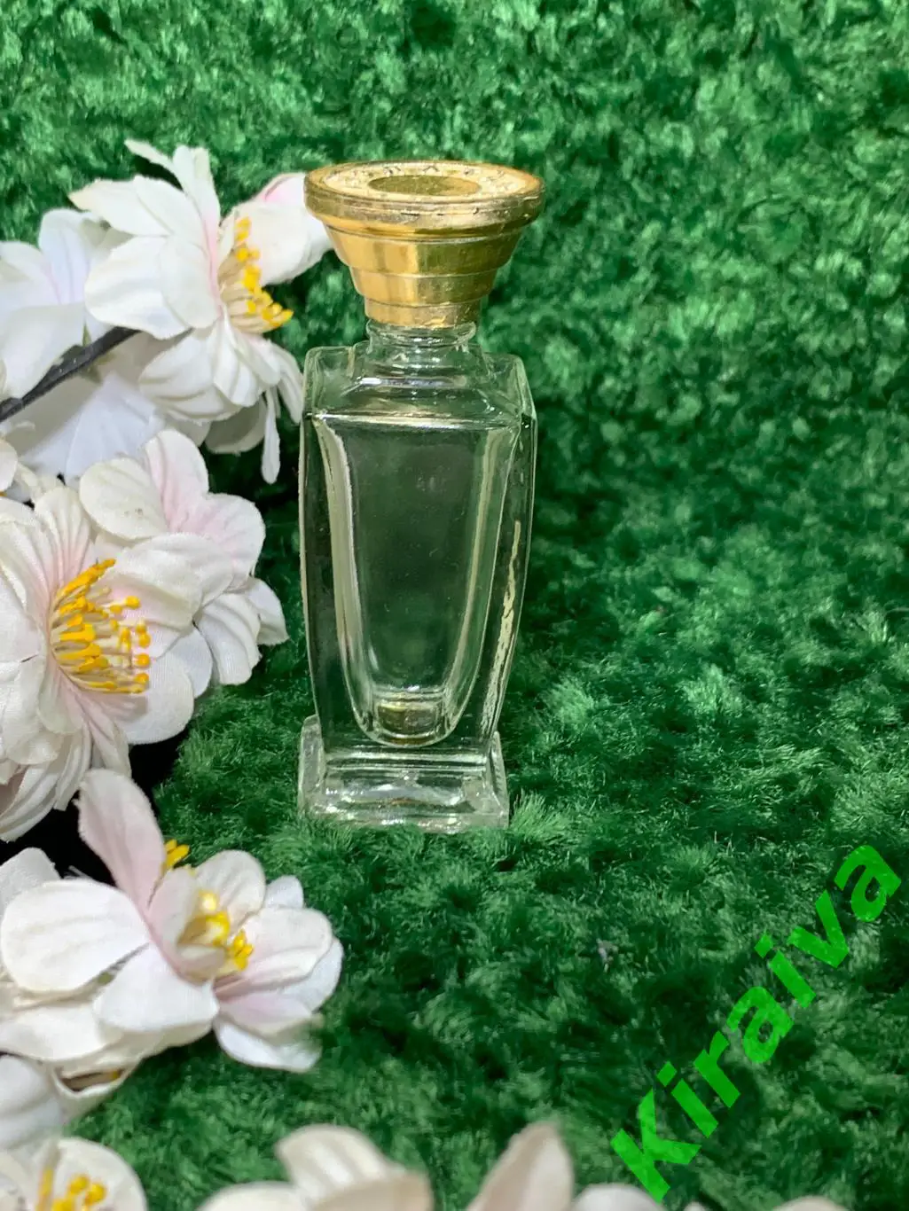 Старинный пустой флакон от духов Злата — коллекционный экземпляр Н1544Изящны 3