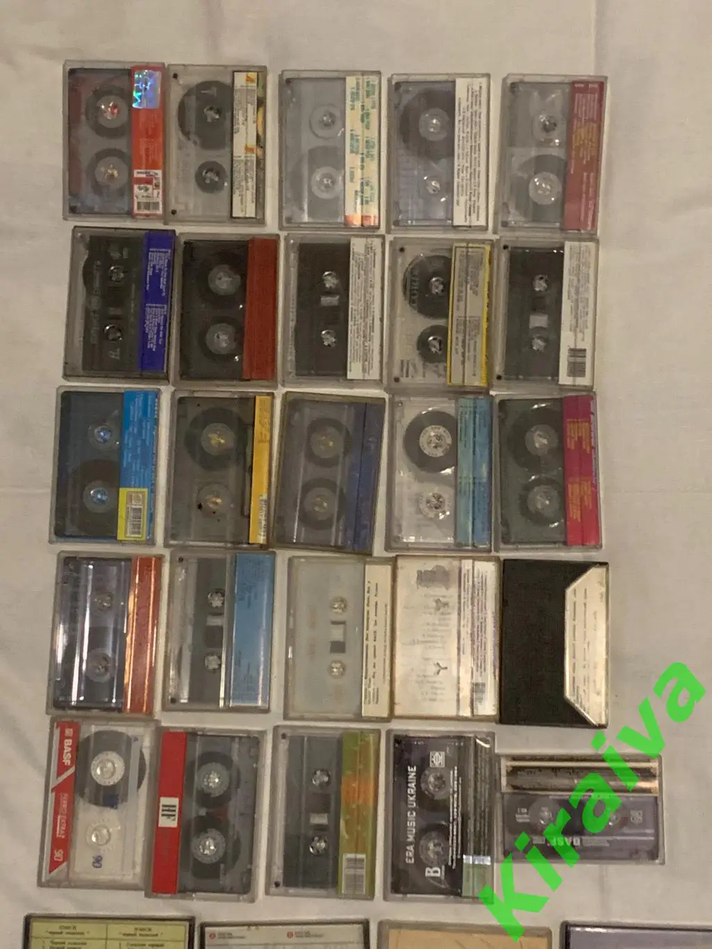 Коллекция аудиокассет — компакт музыка, обучение, ретро-архив 59 штук Н1560 2