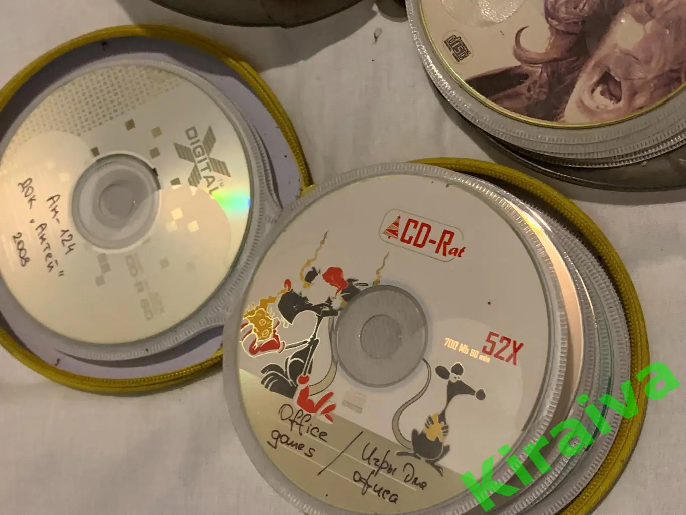 Лот CD/DVD 42 шт дисков в кейсах-таблетницах | музыка, софт, кино, игры | б/у Н1 3