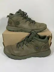 Ботинки Timberland хаки, размер 42 (стелька 27,5 см), натуральный нубук, б/у Н15