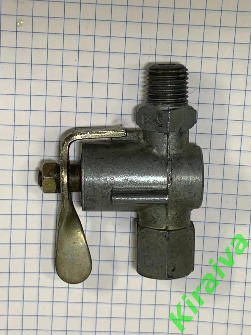 Советский пробковый кран ПП6-1 | металлический вентиль с ручкой Н1588Надёжный 4