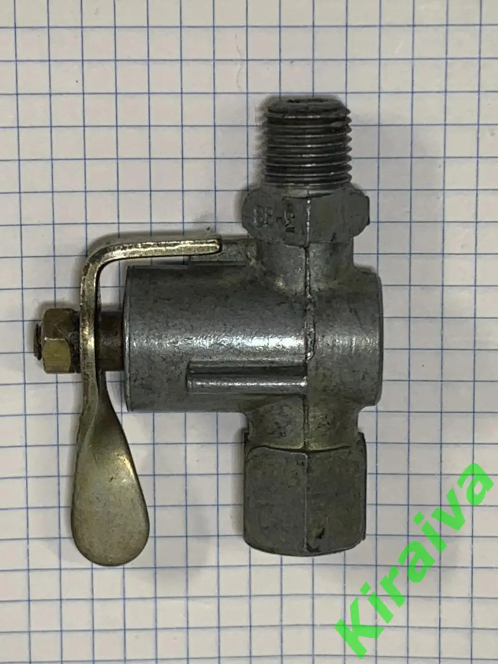Советский пробковый кран ПП6-1 | металлический вентиль с ручкой Н1588Надёжный 5