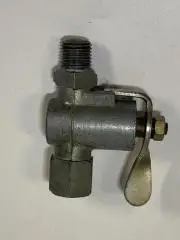 Советский пробковый кран ПП6-1 | металлический вентиль с ручкой Н1588Надёжный