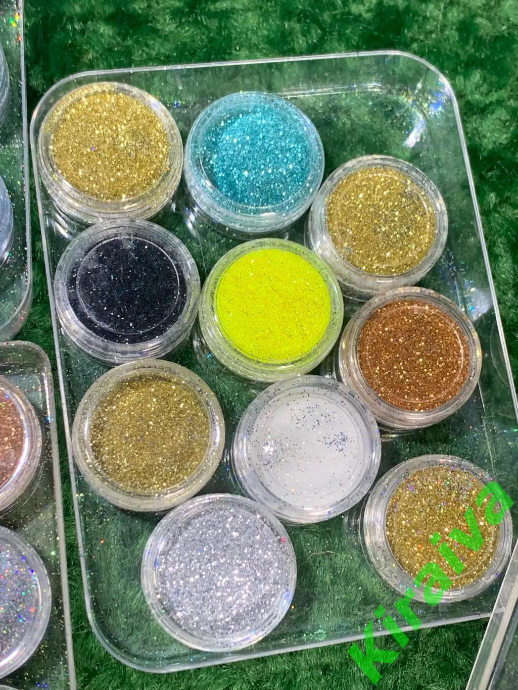 Набор блесток (глиттеров) для дизайна ногтей, макияжа и временных тату — 32 шт., 5