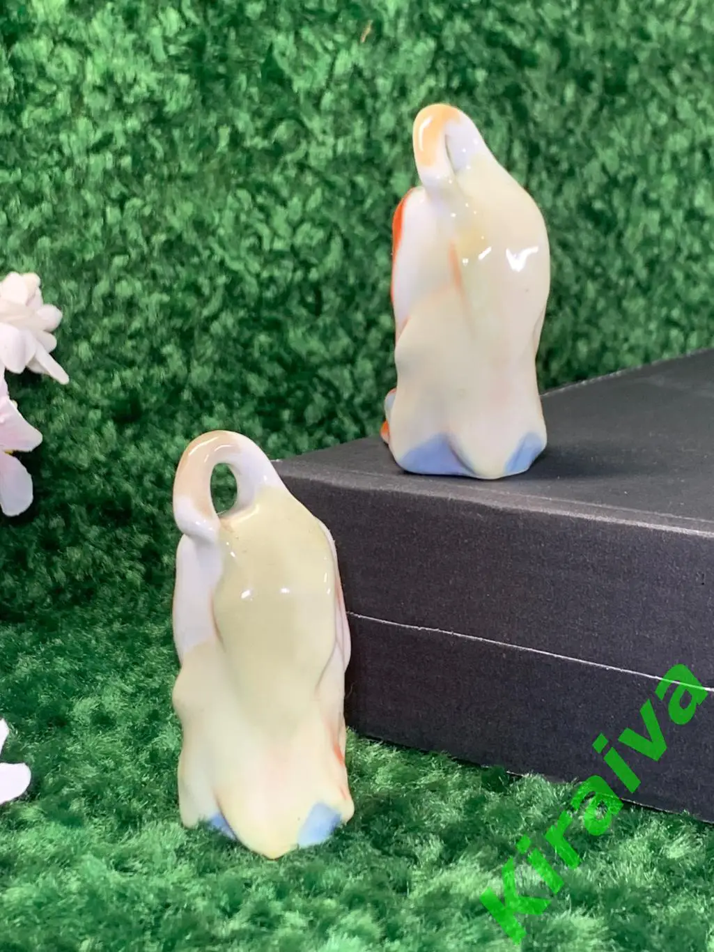 Солонка / перечница фарфоровая в виде статуэтки перец для специй 7 см Н4533,1 1