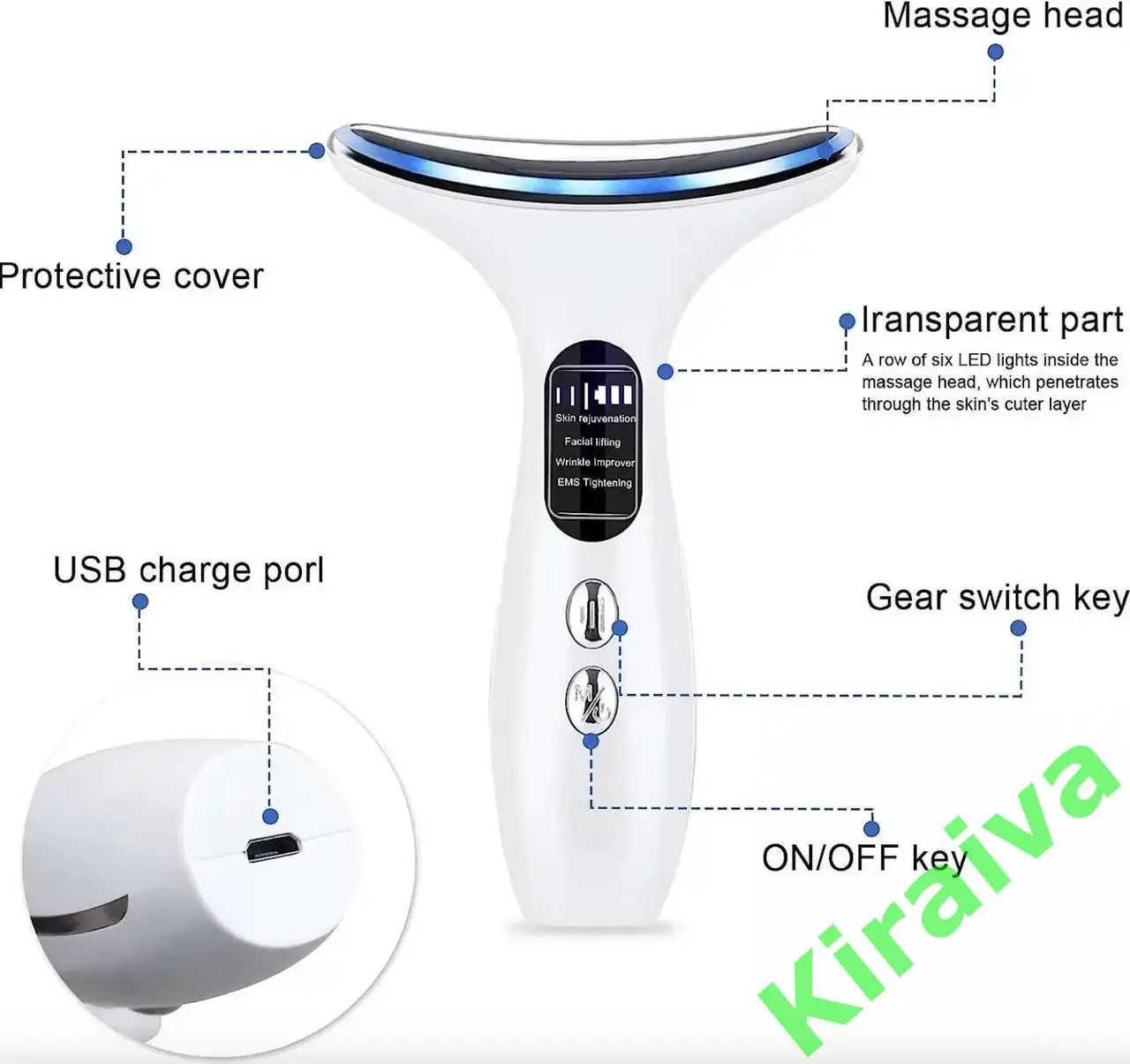 Микротоковый массажер Swan HY38 Н1718 для шеи для второго подбородка и лифтинга 4