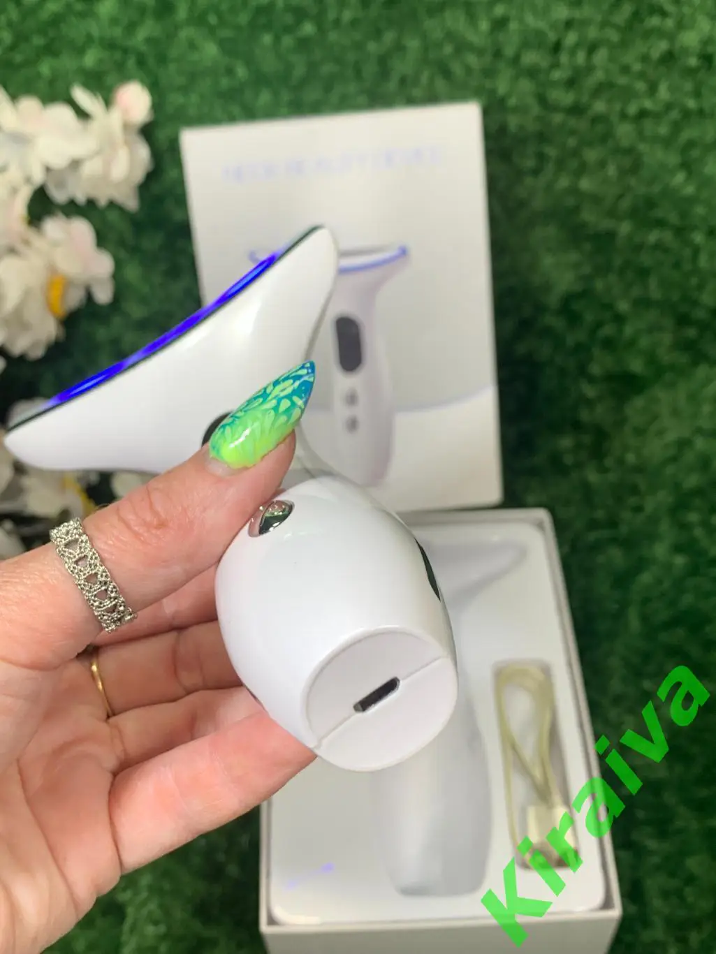 Микротоковый массажер Swan HY38 Н1718 для шеи для второго подбородка и лифтинга 5