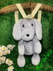 Милый рюкзак-игрушка Щенок через плечо собака мягкая игрушка-рюкзак Н1719 б/у,