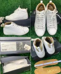 Кеды JOOP! Lettera Strada кожаные 39 EU ~25 см белый с золотистым Оригинал Н1722