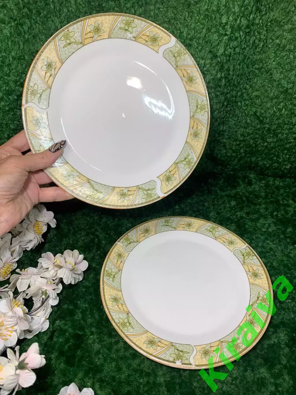 Тарелка обеденная 2 шт набор 23 см Н1778 4