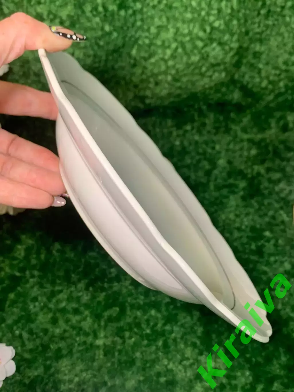 Тарелка суповая фарфоровая Коростень винтаж СССР, 24 см Н1785 1