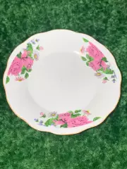 Тарелка десертная FUQIANG CIYE 18 см винтаж фарфоровая с цветочным декором Н1791