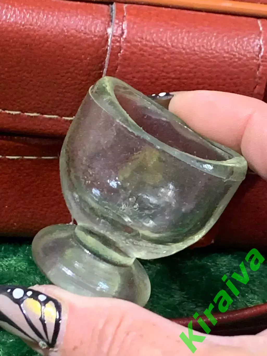 Сосуд для промывания глаз Аптекарская рюмка СССР Винтаж стекло Н1793 6