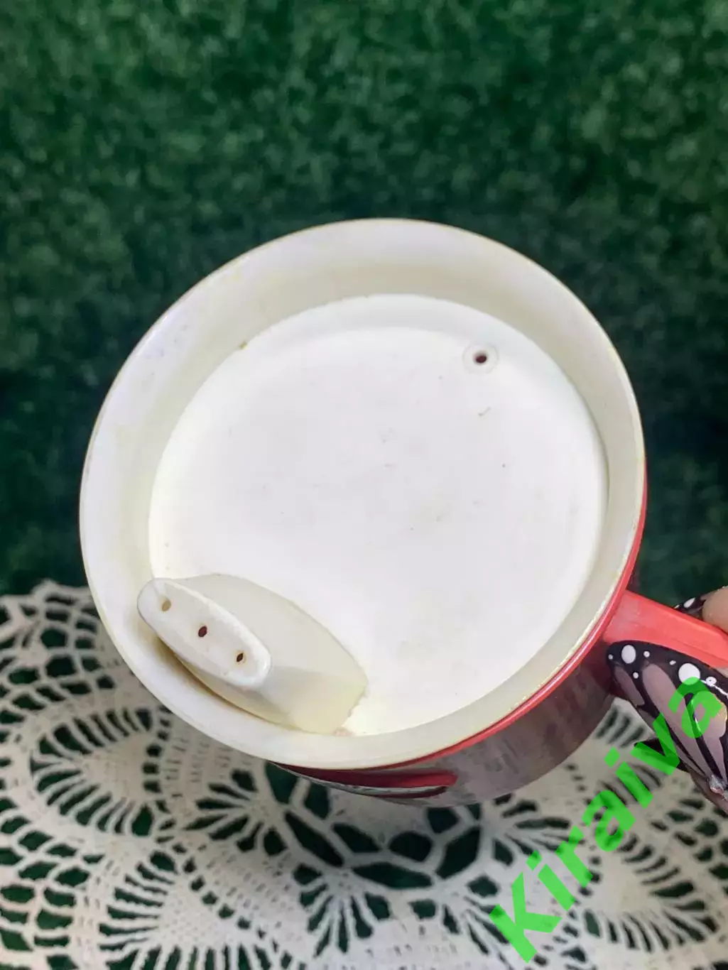 Детская кружка-поилка Неразливайка СССР Винтажная кружка с ручной Н1796 4