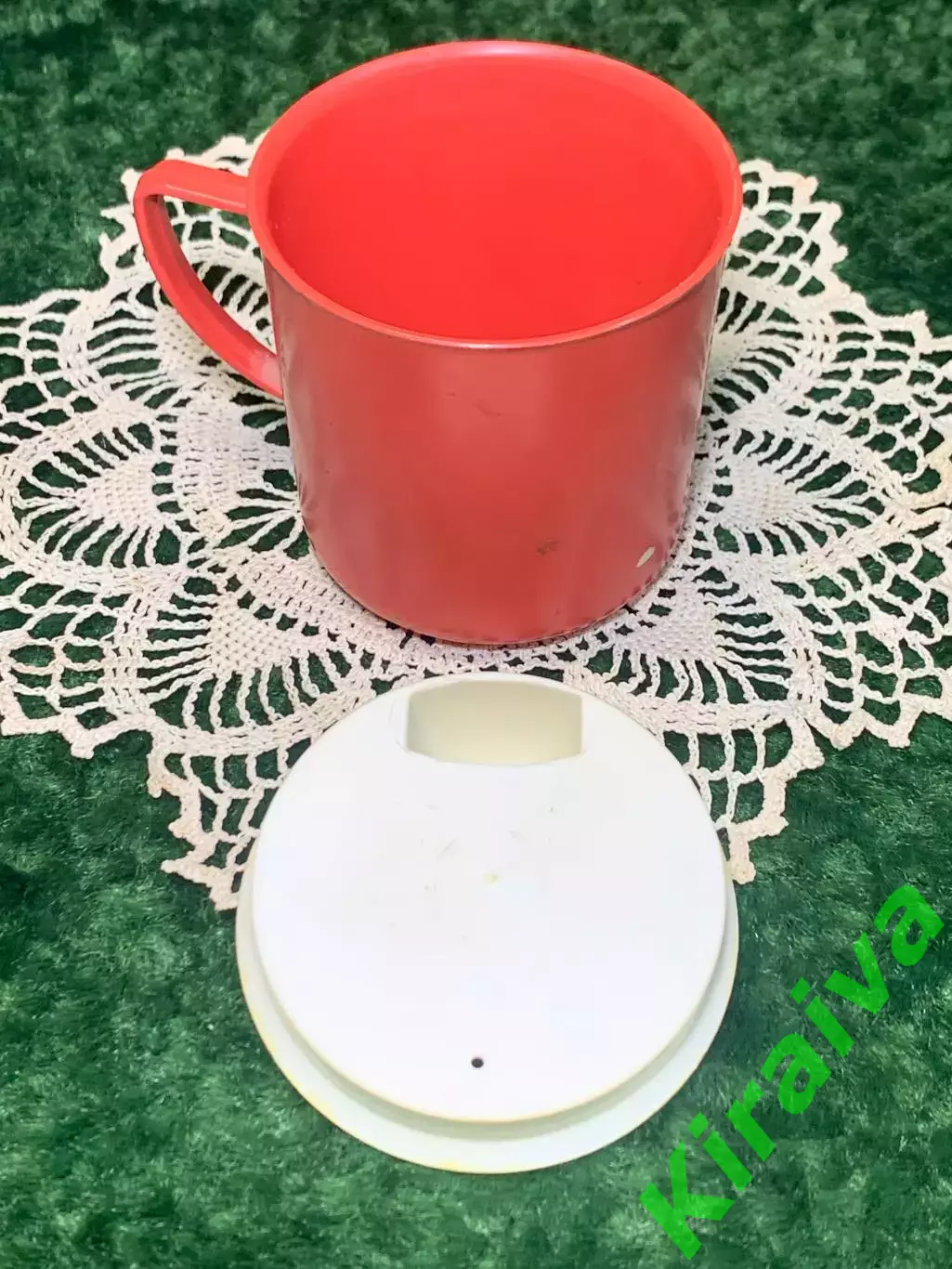 Детская кружка-поилка Неразливайка СССР Винтажная кружка с ручной Н1796 5