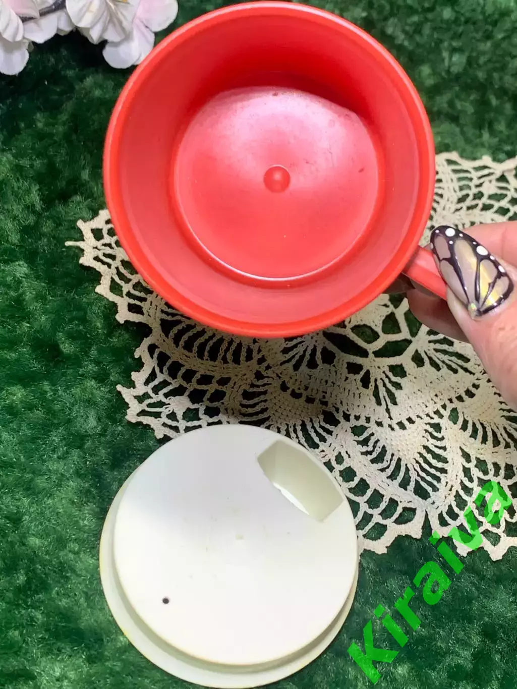 Детская кружка-поилка Неразливайка СССР Винтажная кружка с ручной Н1796 6