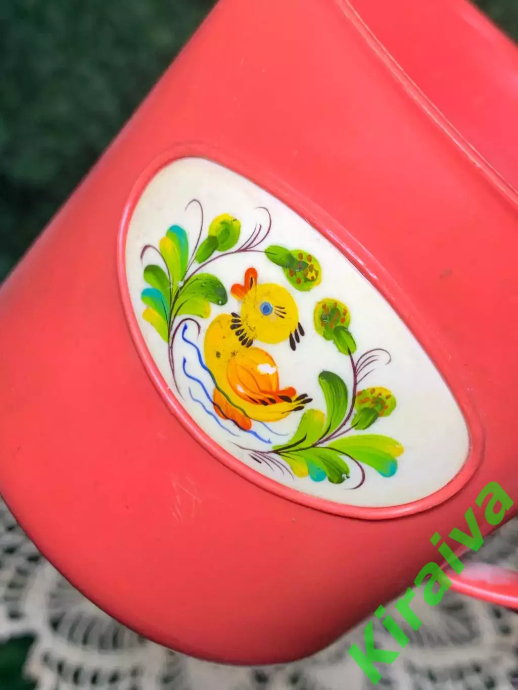 Детская кружка-поилка Неразливайка СССР Винтажная кружка с ручной Н1796 3