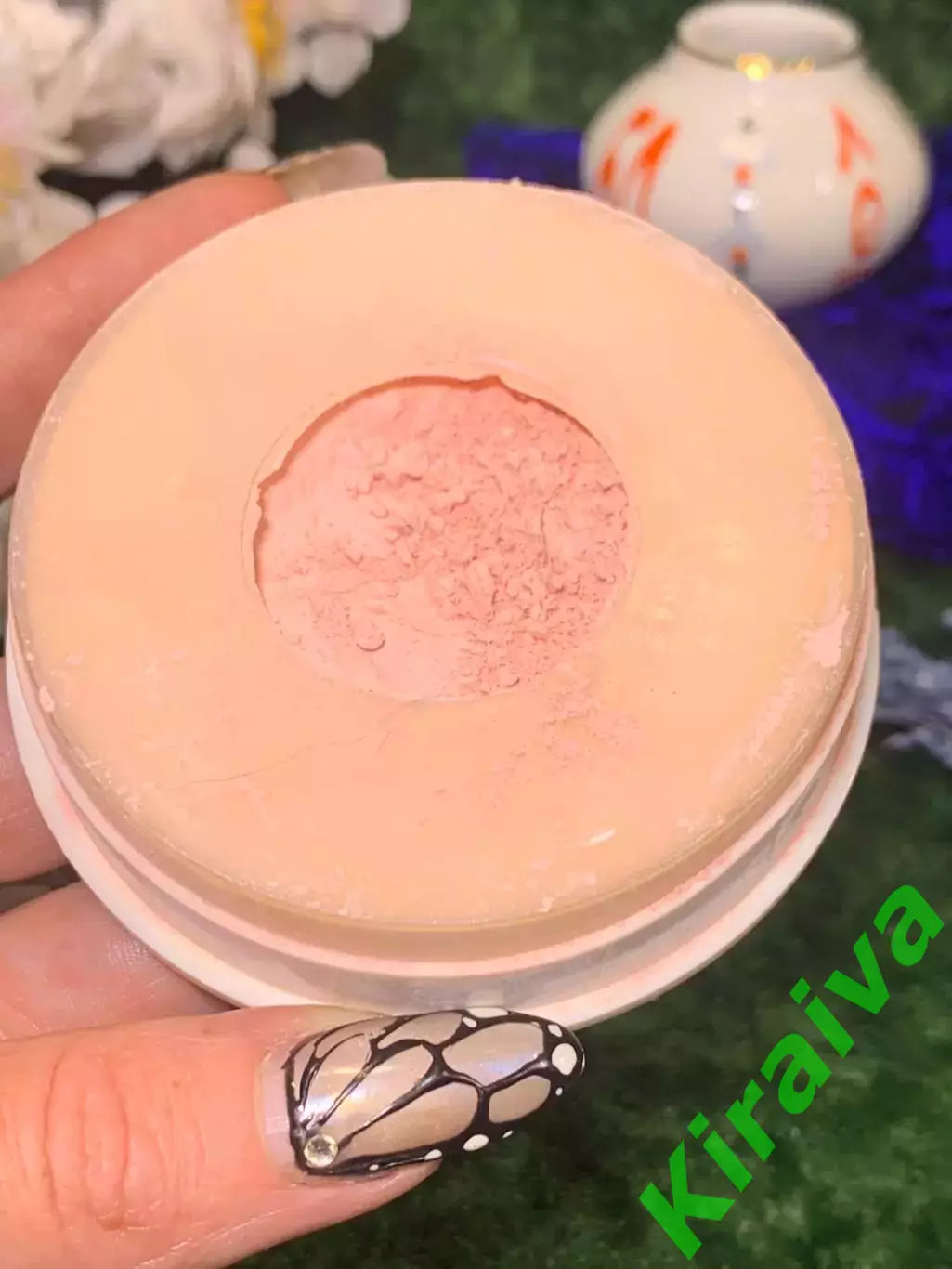 Компактная пудра Скус ГДР Винтаж СССР Н2103Раритетная компактная пудра 3