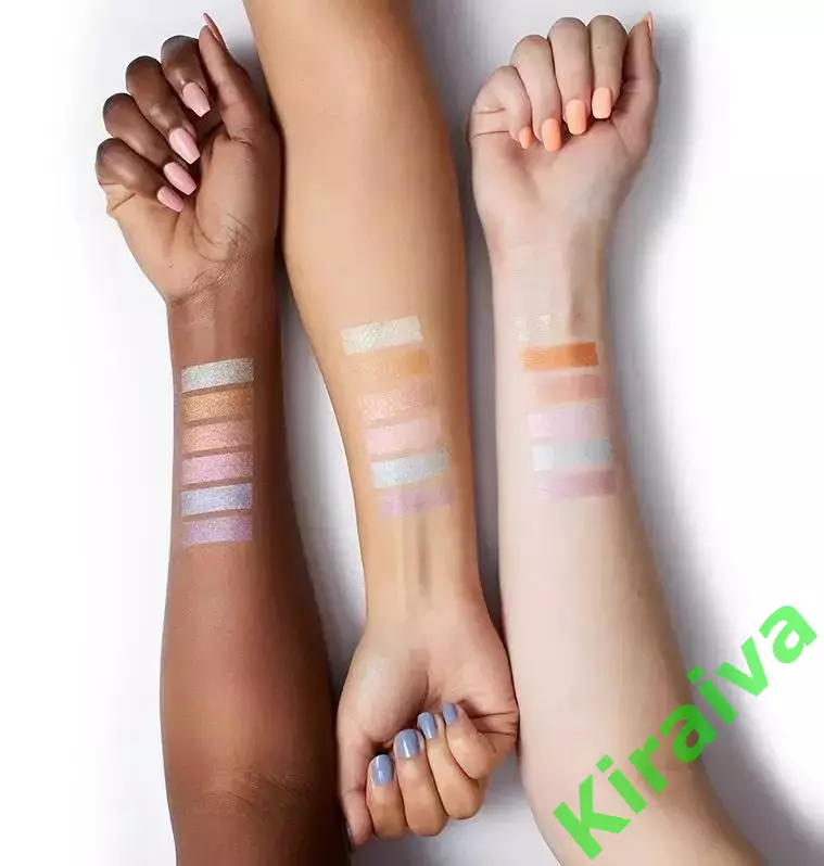 Палитра теней для век и лица хайлайтер NYX Duo Chromatic Illuminating Palette Dc 3