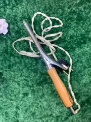 Электро плойка-щипцы СССР с деревянной ручкой Винтаж Н2112