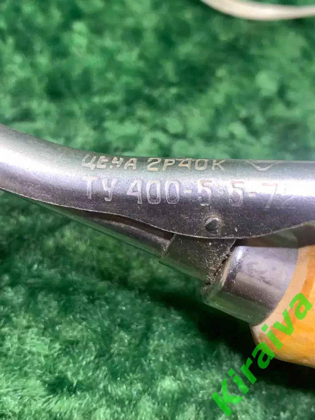 Электро плойка-щипцы СССР с деревянной ручкой В рабочем состоянии Винтаж Н2113 3