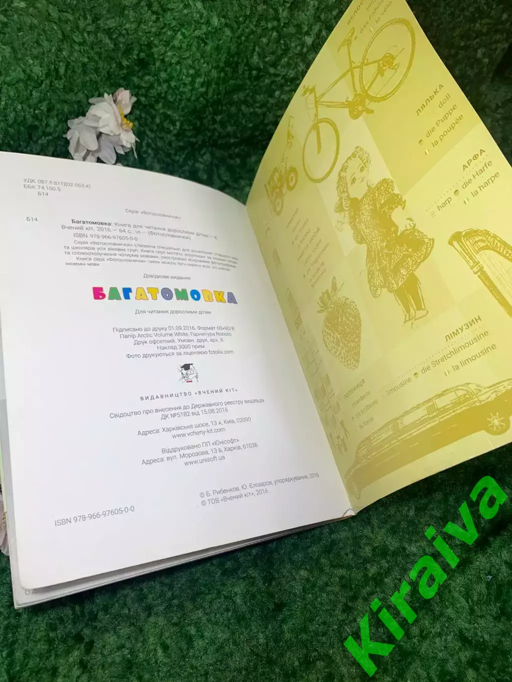 Детская книга с мобильным приложением Многоязычный фото-словарь Вчений Кіт Н2115 6