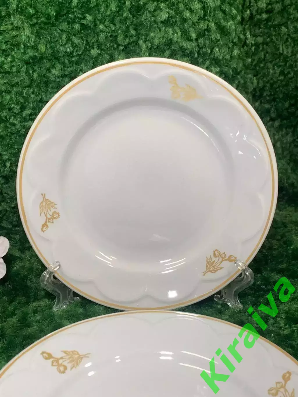 Винтажная фарфоровая обеденная тарелка Сумской фарфоровый завод Н2121 2