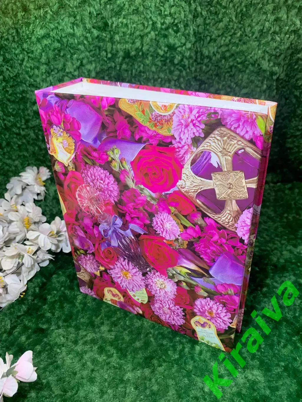 Фотоальбом средний альбом для фотографий на 200 фото 10х15 см. Цветы Н2124