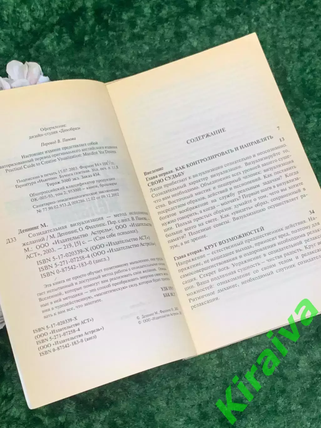 Книга «Созидательная визуализация – метод исполнения желаний»Деннинг Н2163 2