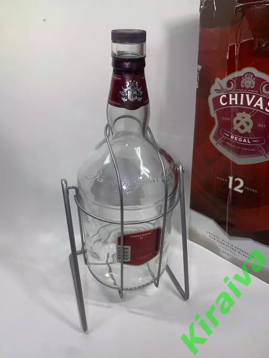 Бутылка-подставка качалка из под виски Chivas Regal 12 на 4.5 л, Н4920,2 3