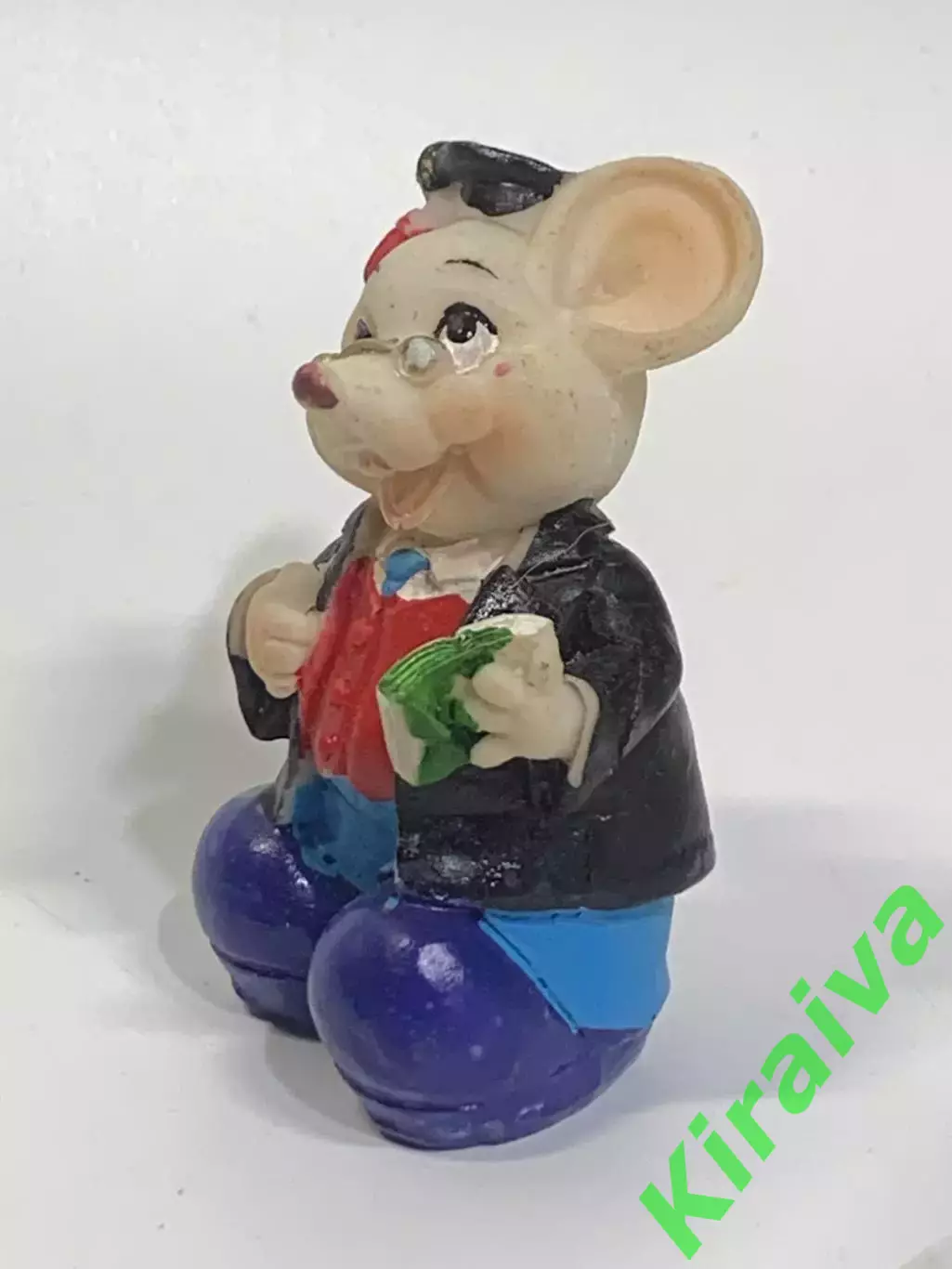 Фигурка «Мышонок-Учёныйили студент» винтажная Н2252 идеальнаяОчаровательная 2